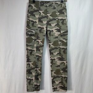 🍇 j.Crew vintage straight camo cargo pants